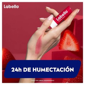 Bálsamo Labial humectante LABELLO Fresa 4.5g