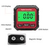 QUMOX Digital Angle Gauge Magnetic Protractor Inclinometer Level Angle Finder