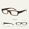 Die Lesebrille Unternehmen Braun Schwarz Grau Grün Leicht Leser Wert