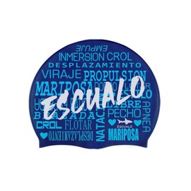 Gorra para Natacion Unisex Adulto Modelo Estilos (Silicon) Impermeable, Unitalla, Color Azul