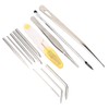 12Pcs Stainless Steel Paracord Stitching Set Paracord Needle with Storage