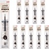 Mitsubishi Pencil UBRZ07.2410P Water Based Ballpoint Pen, Uniball ZENTO Refill,