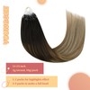 YoungSee Micro ring Real Hair Extensions Brown 60 cm #2/6/24