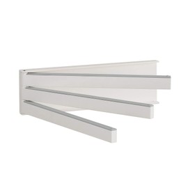 Belca Kitchen Storage Magnetic Dish Towel FLAT in Width 9.8 x Depth 0.65 x Height 3.0 inches (25 x 1.65 x 7.6 cm) White Flat In Wall Storage FK-FW a. White