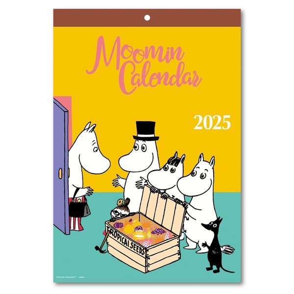 Gakken Staefl DM12013 2025 Calendar Moomin Wall Hanging, Original Art,