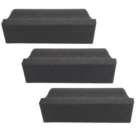 VARKAGE Pack of 3 Beard Sponge, Reusable Sponge for Beard Hair, Beard Cleaning Sponge, Beard Cleaning Brush, for Cleaning Beards and Sinks, Lightweight and Compact, Suitable for Home and