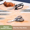 Cluren Kitchen Shears & Scissors Heavy Duty with Self-Standing Base