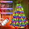 Christmas Tree Lights Multicoloured - 2M/6.6FT x 12 Strands 240LEDs