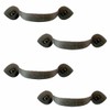 Drawer Cabinet Hardware Pull Handles Cast Iron Heart Design 3