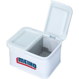 Meiho Chemical Industries EVA Bait Box BM-L White Size: W 5.9 x D 4.7 x H 3.1 inches (150 x 120 x 80 mm)