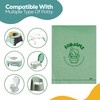[80 Count] Potty Bags for Portable Toilet - OK Compost