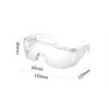 [WIKEXINGLONGER] 3 Piece Goggles, Anti-Fog Glasses, Transparent, Shockproof, Anti-Fog, Protective