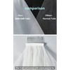 BEAUTELICATE Wedding Bridal Veil with Comb 1 Tier Cut Edge