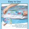 Docuwee Round Pool Cover 71", Foldable Kiddie Solar Cover Fit