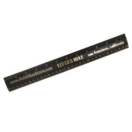 Rulers 12 Inch, Black Color, Kids Ruler for School, Rulers for Kids, Ruler with Centimetres and Inches, Plastic Rulers, Left Handed Tools