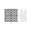 Lattice Panel with an Aztec Decorative Design MDF Home &