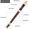 Soprano Recorder German Style C Key ABS 8 Hole Flute