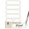 Waterproof Kitchen Labels for OXO POP Food Storage Containers and
