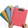 A5 Binder, Clipboard Folder, Clip File, Bi-Fold, PU Leather, Lightweight,