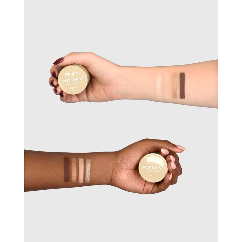 Barry M Pot Twist 4x Eyeshadow Palette Cookie – Creamy