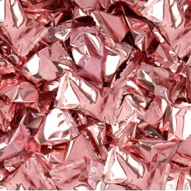 Rose Gold Foil Buttermints - 13 oz. Bag - Approximately 100 Individually Wrapped Mint Candy