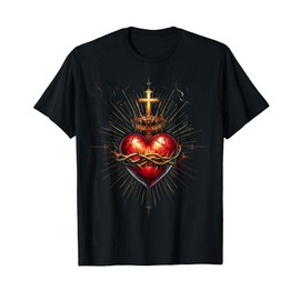 Sacred Heart of Jesus Catholic Devotion Faith T-Shirt