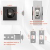 Pocket Door Lock Indicator Lock Flush Handles Latch Privacy Bed/Bath