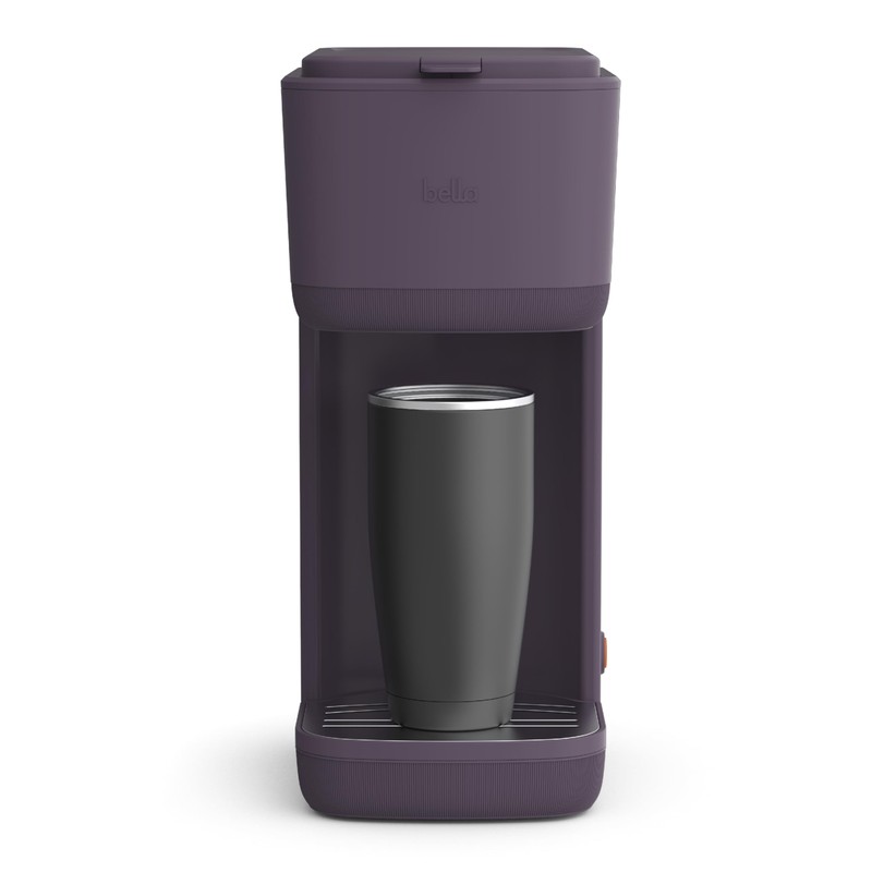 BELLA Single Serve Coffee Maker, K Cup & Coffee Ground