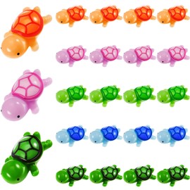 Jetec 30 Pcs Animal Figure Turtle Party Favors, Sea Turtle Figurine Theme Miniature Figurines Ocean Ornaments for Ocean Animal Figurines DIY Home Garden Birthday Party Favor
