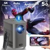 Venircool Smart Android Projector 1080P Outdoor Home Movie Projector