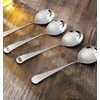 Soup Spoon, 4 Pcs Stainless Steel tablespoons, Heavy Duty Round