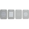 Juego De Láminas Magmod De Acero Inoxidable Patrón Magmask 1