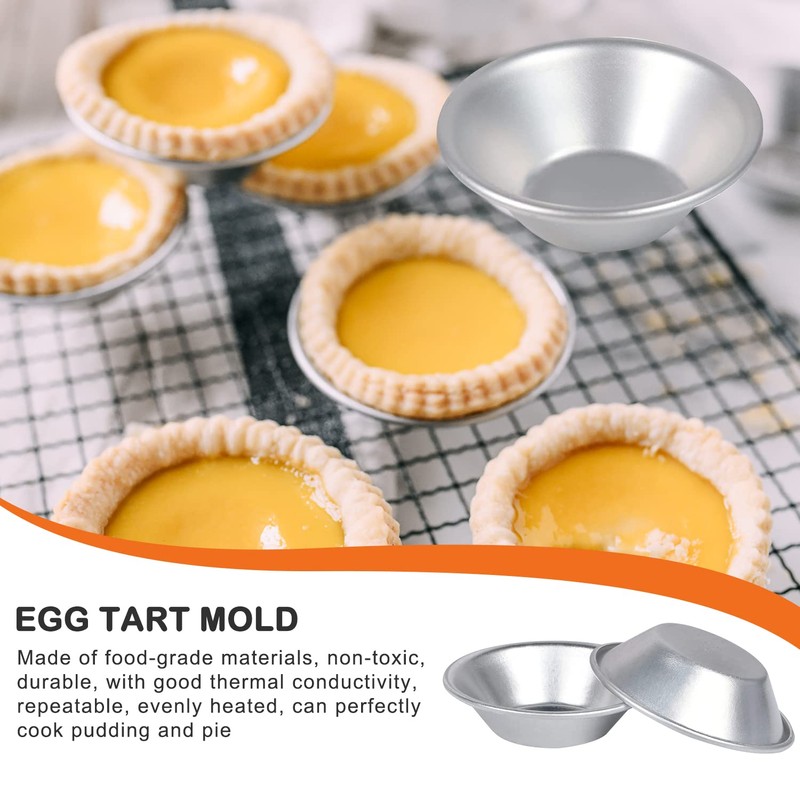 Esteopt 10Pcs Individual Yorkshire Pudding Tins,dariole Moulds,Yorkshire Pudding Tray Non