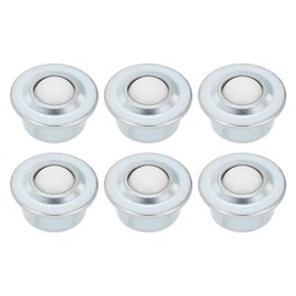 PATIKIL 5/8" Roller Ball Transfer Bearing, 6 Pcs Round Ball Unit Nylon, Carbon Steel Casters for Conveyor Roller Stand Transmission Furniture
