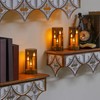 Zevanor 3 in 1 Flameless Taper Short Candles with 10