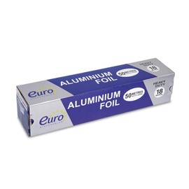 50 Meter Aluminum Silver Foil Paper Wrap for Cooking ~ Heavy Duty Food Service Kitchen Foil Wrap ~ Great for, Cooking, Grilling & Wrapping Sandwiches | Width 30cm