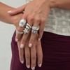 Gold Rings for Women Chunky Statement Rings Stackable Knuckle Ring