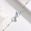 OHAYOO Dragonfly Bracelet for Women 925 Sterling Silver Dragonfly Infinity