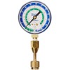 Yellow Jacket 40332 Blue Compound Gauge with 19110 Quick Coupler