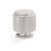 KOMOTIA 10 Pack Brushed Satin Nickel Kitchen Cabinet knurled Knobs