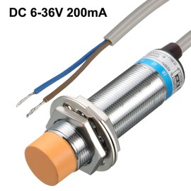 uxcell 8mm Inductive Proximity Sensor Switch Detector NO DC 6-36V 200mA 2-Wire LJ18A3-8-Z/EX for 3D Printer Probe Bed Leveling,MCU Board