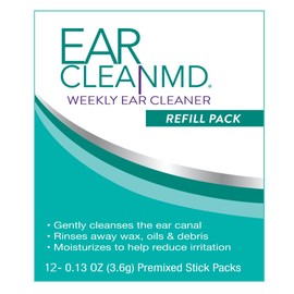 eosera® Ear Clean MD® Refill Pack - eosera® Ear Clean MD® Powder for Enhanced Ear Canal Care | 12 Packets | Weekly Maintenance for Optimal Ear Health