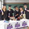 Graduation Tablecloth Purple Graduation Decorations Gongrats Grad Tablecloth 2026 Graduation