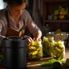 Tioncy 2.6 Gallon 10L Fermentation Crock Ceramic Sauerkraut Crock with