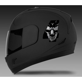 SkinoEu Race Number Car Moto Vinyl Sticker Skull Black Silver Sticker Motorcycle Motocross Motorsport Racing Number Tuning 4N 254