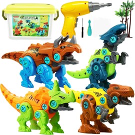 Juego de Dinosaurios de desmontaje, Juguetes Dinosaurios, Este es un Gran Regalo para Niños y Niñas a Partir de 4 Años