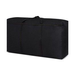 Super Large Storage Bag, 120L xford Storage Container Organiser, 600D Durable Carry Bag, Camping Bag for Bedding, Duvets, Clothes, Pillows, Travel Organiser (Black)