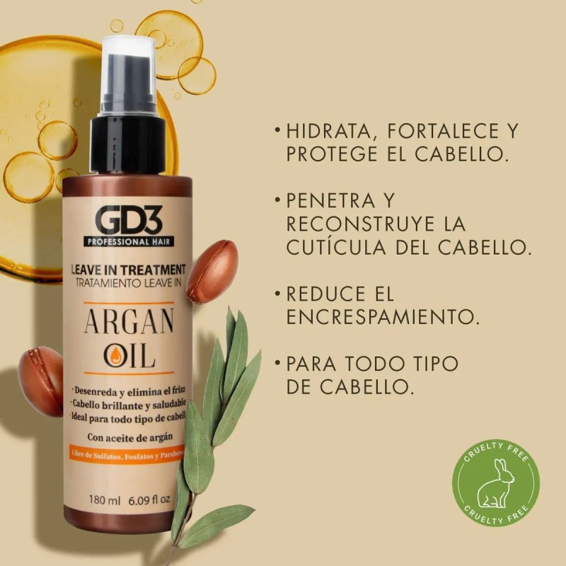 Tratamiento Para Todo Tipo De Cabello Dañado Anti Frizz Gd3