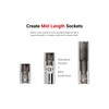 TEKTON 3/8 Inch Drive x 1 Inch Mini Extension |