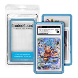 Graded Card Case for Standard CGC Slab Case | Multiple Colors | Soft Touch Matte Finish | Stackable | Made to Fit CGC | Solid TPU and PC Design. (Blue)